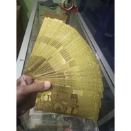 ready uang 100000 gold foil soekarno hatta