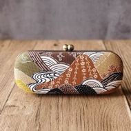 幾何山形 眼鏡盒 筆盒 口金盒 硬殼眼鏡盒