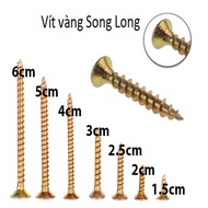 1 kg of thin threaded wood screws 1.5cm, 2cm, 2.5cm, 3cm, 4cm, 5cm 6cm - wood screws