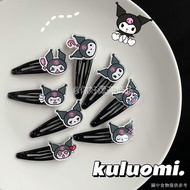[emoji emoji Hair Clip] [Japanese Sweet Girl] ins Cute Kuromi bb Clip Emoticon Bag Hair Clip Japanes