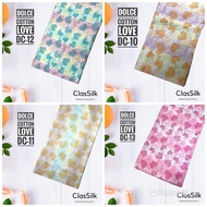 Kain pasang dolce cotton love design terkini harga murah