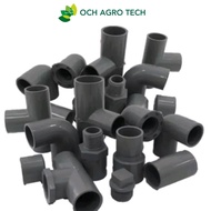 (15mm / 20mm) PVC Fittings - Socket/Elbow/Tee - P/T Socket Elbow/Valve Socket/Plug/End Cap/Tank Connector/U Clip