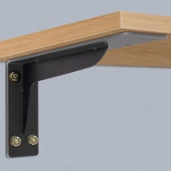 Heavy Duty Bracket Heavy Duty Iron Large Metal Shelf Wall Mounted Black