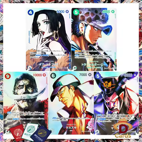 (Japanese/English) OP04 Series One Piece Card Hancock Law Newgate Magellan SP Cards High Quality Hol