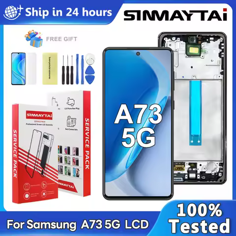 TFT For Samsung A73 5G A736 SM-A736B SM-A736B/DS LCD Display Touch Screen Digitizer Assembly Replace