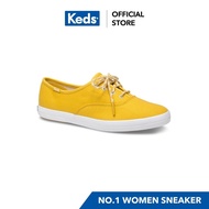 KEDS WF63168 CHAMPION SEASONAL SOLIDS YELLOW Women's Lace-up Sneakers Yellow good