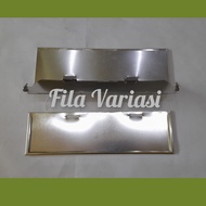 Tatakan Dudukan Plat Nomor Mobil Model Slip Stainless