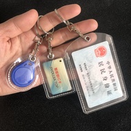 X Access Control Card Holder x Transparent Small Access Control Card Holder Button Water Drop Access