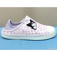 825872❤KUROMI KUROMI Sanrio Sanrio KUROMI Hole Shoes Breathable Drainage Busch Shoes Children Hole S
