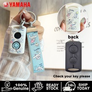 YAMAHA ปลอกกุญแจปลอกสำหรับ Yamaha Y16 ZR Fazzio NVX V2 XMAX V1 NMAX NVX155 Y16 AEROX 155 QBIX กรอบป้