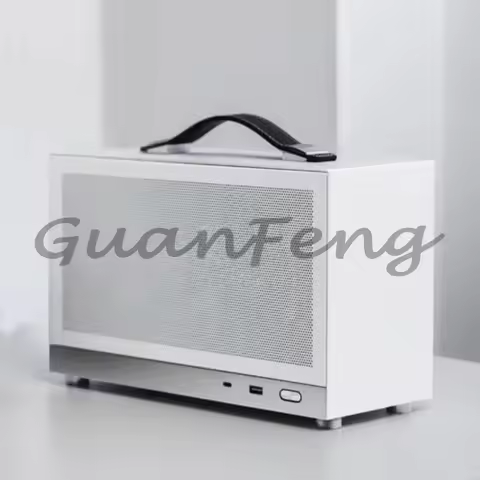 2022 New S300 black A4 ITX portable mini case, simple desktop computer host