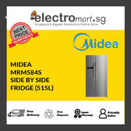 MIDEA MRM584S SIDE BY SIDE FRIDGE (NET 515L)