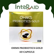 Kesihatan Usus & Sistem Imun OHMS PROBIOTICS GOLD 60 CAPSULE