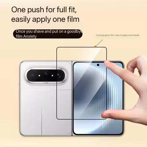 5-1 Pcs Tempered Glass For HUAWEI Pura X Max Screen Protector Full Protective Glass