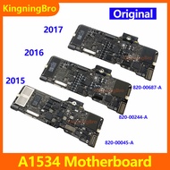 Original Motherboard For Macbook 12" A1534 Logic Board 820-00045-A 820-00244-A 820-00687-A 2015 2016