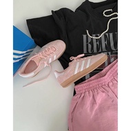 -EJ- ADIDAS GAZELLE INDOOR Cherry Blossom Pink Light Soft Caramel Sole Women's Shoes IH5484