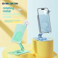 Genuine Crayon Shin-chan Phone Holder Cartoon Desktop Rotating Metal Phone Holder Xiaobai Phone Hold