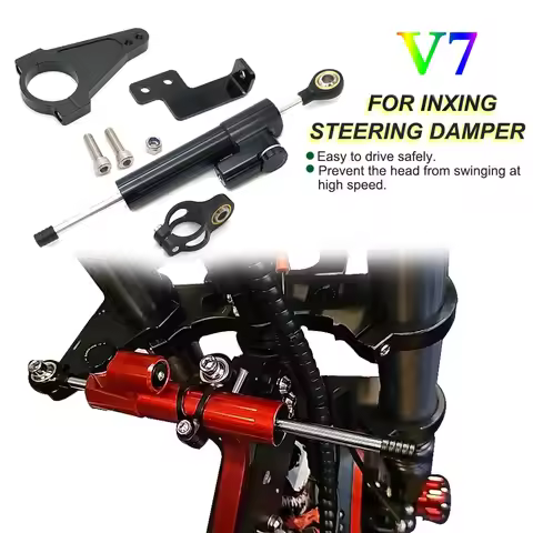 For Inxing V7 Modification Part Aluminum Steering Damper Stability Safety Electric Scooter Direction