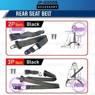 Car Auto Bus Seat Safety Belt Lap 2 Point / 3 Point Adjustable Retractable Universal Seat Belt