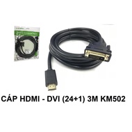 HDMI TO DVI Cable (24+1)K 3m KING-MASTER KM 052