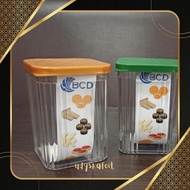 Am67 dg-4 jy-6 6 PCS MULTI-PURPOSE CAKE JARS THICK AIRTIGHT Plastic / Eid Jars / Food Jars / Jars / 