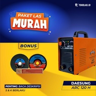 MESIN TRAVO LAS INVERTER DAESUNG MMA ARC 120 H ARC120 ARC-120 900 WATT