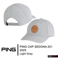 PING CAP SEDONA 251 2025 PING CAP MEN หมวกกอล์ฟ หมวกกีฬาผู้ชาย