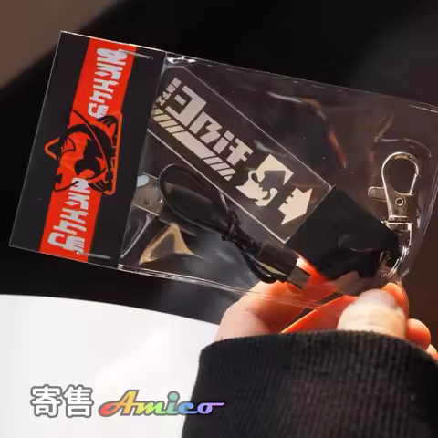 In Stock Splatoon3 Jet Warrior Emergency Off-duty Squid Rainbow USB Backpack Light Hanger