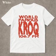 World Famous Kroq 106.7 Fm Radio Station Logo Summer Short Sleeve T Shirt