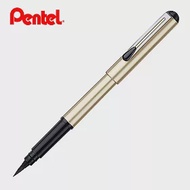 Pentel XGFKP 攜帶型卡式毛筆-珠光系列-附補充墨管2入 金