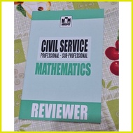 ✗ ✿ ◲ CIVIL SERVICE PROFESSIONAL-SUB-PROFESSIONAL MATHEMATICS REVIEWER(Mind Master)