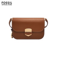 Fossil Female's Lennox Crossbody Bag - Brown Leather ZB1926200