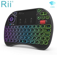 【Worth-Buy】 X8 Backlit Mini Wireless Keyboard English Portuguese 2.4g Air Mouse Remote Touchpad For Tv Box Pc