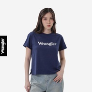 WRANGLER เสื้อยืดแขนสั้นผู้หญิง คอลเลคชั่น Everyday with Wrangler ทรง Relaxed รุ่น WR F225WTSSN05