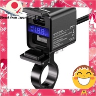 [authentic product]
Kaedear Motorcycle USB Power Supply 2WAY 12V Battery Charger Waterproof USB Char