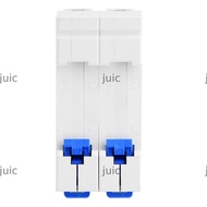 JUIC Circuit Breaker, 25A/40A/50A/63A DZ47-63 2P Circuit Breaker, Durable 2P 400V AC Leakage Circuit