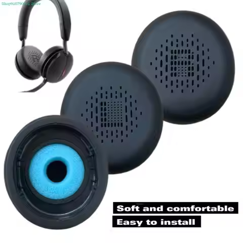 Protein Leather Earmuff For Dell WL5024 Pro Headphones Soft Sponges Earpads Case Cover Ear Pad Earph