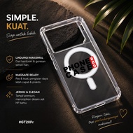 CASE INFINIX CLEAR CASE MAGSAFE MAGNETIC CASE INFINIX GT 20 PRO INFINIX GT 30 INFINIX GT 30 PRO CM-0