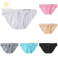 【SUNAGE】Briefs Thong Underwear Bikini Ice Silk Lingerie Mens Sexy Tanga And Winter【HOT Fashion】