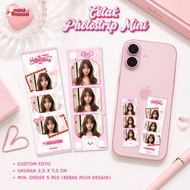 Print Mini Photostrip Custom Photos & Texts 2.5 x 7.5 cm | Instant Sameday Process | Photo Box with 