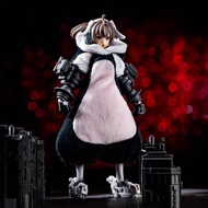 [Happy Workshop Free Shipping] 1/12 Machine Girl Clothes Fist Plush Suit Suitable for shf figma C-01