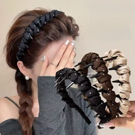 New Gypsy satin handmade headband temperament age-reducing high cranial top non-slip toothed face wa