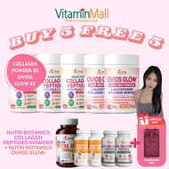 [BUY 5 FREE 5 + HANDPHONE BAG😍] 3 x Collagen Powder + 2 x Ovios Glow + 2 x Ovios White + 2 x Collage