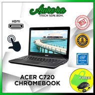 ( Acer Touch screen Chromebook Support Chrome Web Store Refurbished ) Acer 11 C720 ,2GB RAM 16GB SSD