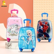 18 Inch Wheeled Luggage Cartoon Pattern Universal Wheel Luggage