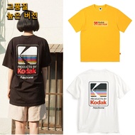 Kodak  Round Neck Short-Sleeved T-Shirt 100% Cotton All-Match Top Men Women Same Style fghf