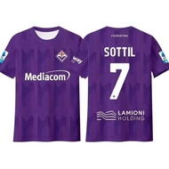 Fiorentina Number 7 Player Jersey
