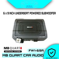 MB QUART Car Audio FW1-69A 6 x 9 inch Underseat Powered Subwoofer