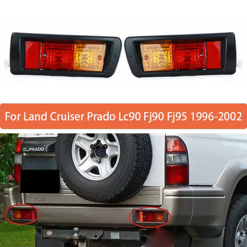For Land Cruiser Prado Lc90 Fj90 Fj95 Car Rear Bumper Fog Light Mark Light 1996 1997 1998 1999-2002