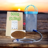 Full Combo set of 1200ml heat-sensing ENEMA infusion bottle +500G ENEMA DETOX ORGANIC COFFE REMOVAL 